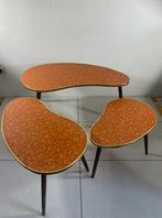 Set bijzettafels - ABS, Hout - Drie bijzettafeltjes