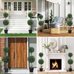 TRUUSK Kunstmatige Buxusboom Set - Groot 91,6 cm - 2-delige, Verzenden, Nieuw