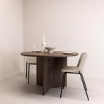 SALE! Ronde Eettafel Mae, 140cm, kleur Bruin Noten, Verzenden, Design, Modern, Rond, Nieuw