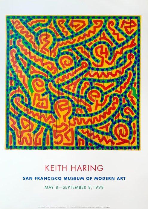 Keith Haring (after) - Untitled 1998 - Pop Art Print -, Antiek en Kunst, Kunst | Tekeningen en Foto's