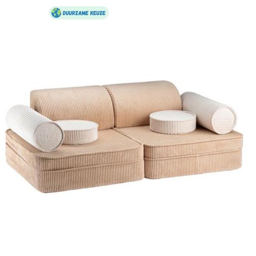 Kinderbank corduroy brown sugar – zacht en duurzaam, Kinderen en Baby's, Kinderkamer | Inrichting en Decoratie, Nieuw, Ophalen of Verzenden