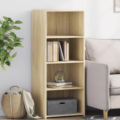 vidaXL buffetkast 50x41x124 cm bewerkt hout sonoma, Huis en Inrichting, Kasten | Buffetkasten, 25 tot 50 cm, Nieuw, Overige houtsoorten