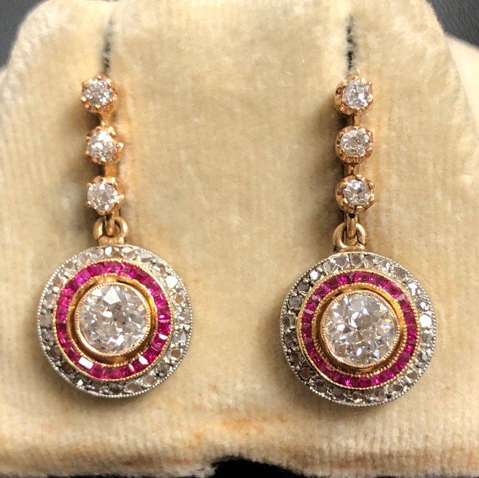 Zonder Minimumprijs - Oorbellen - 18 karaat Geel goud -, Sieraden, Tassen en Uiterlijk, Oorbellen