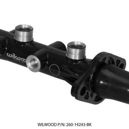 Wilwood Tandem Remote Master Cylinder - 1in Bore Black -, Auto-onderdelen, Remmen en Aandrijving, Ophalen of Verzenden