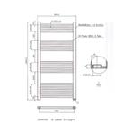 Designradiator Boss & Wessing Vertico Multirail 100x50 cm, Ophalen of Verzenden, Nieuw