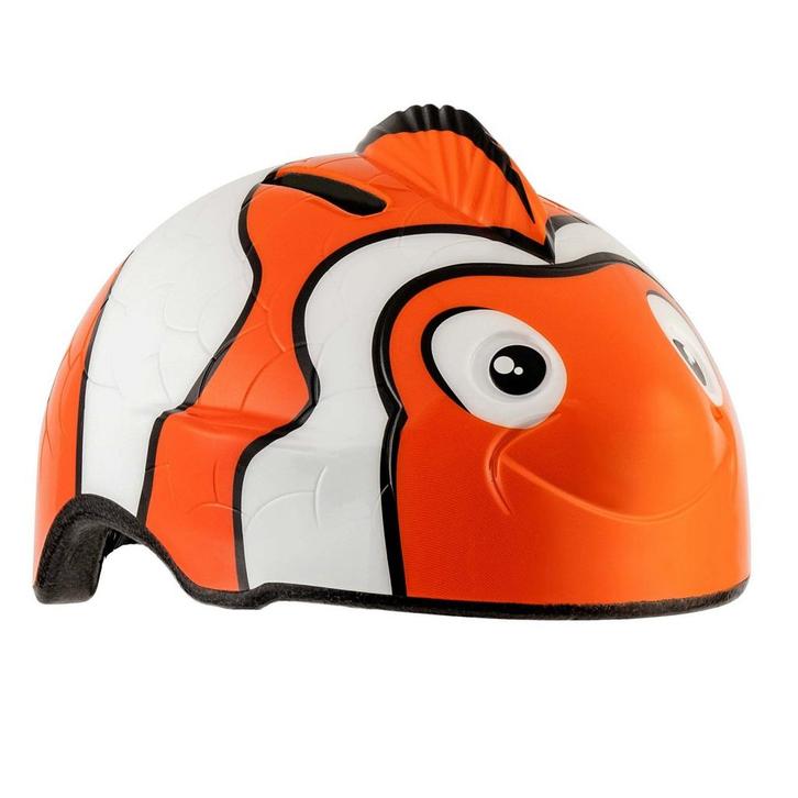 Crazy Safety Kinderhelm / Fietshelm Clown Fish Oranje Small, Fietsen en Brommers, Fietsaccessoires | Fietshelmen, Nieuw, Verzenden