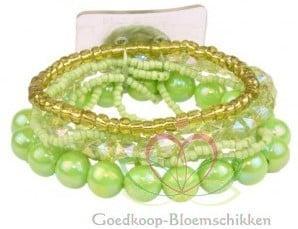 Corsage Polscorsage-armband Potpourri Groen Handmade, Hobby en Vrije tijd, Knutselen, Nieuw, Ophalen of Verzenden