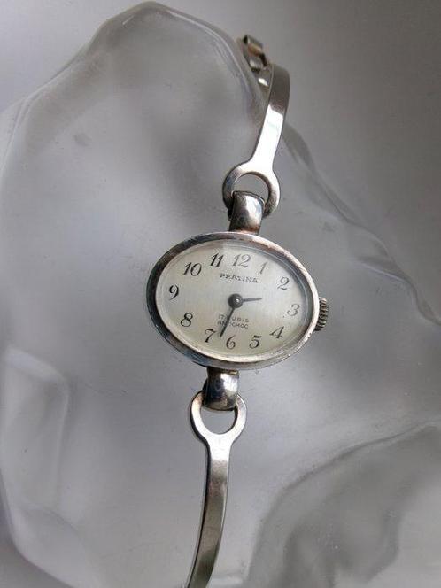 Zilver - Armband - Art Deco-stijl horloge, Antiek en Kunst, Kunst | Designobjecten