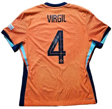 Virgil van Dijk 4 Nederland Euro 2024 | Match-Worn Gedragen beschikbaar voor biedingen