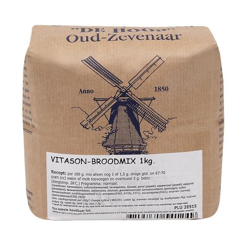 Molen de Hoop Vitason Broodmix 1kg, Hobby en Vrije tijd, Taarten en Cupcakes maken, Nieuw, Verzenden