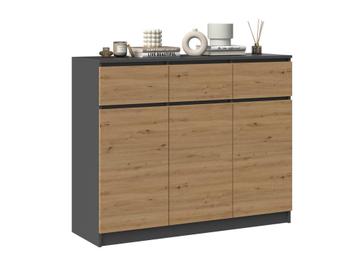 Dressoir Antraciet Eiken Antraciet Eiken (Dressoirs) beschikbaar voor biedingen