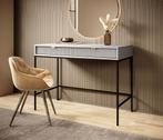 Kaptafel grijs goud Make-up tafel 104x50x77 cm, Huis en Inrichting, Tafels | Kaptafels, Verzenden, Nieuw, 50 tot 100 cm, Industrieel