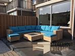 Hoekbank van steigerhout loungeset loungebank ACTIEPRIJZEN, Tuin en Terras, Tuinsets en Loungesets, Bank, Nieuw, Loungeset, Steigerhout