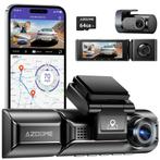 AZDome M550 Pro 3CH | 4K | Wifi | GPS | 64gb dashcam, Auto diversen, Dashcams, Verzenden, Nieuw