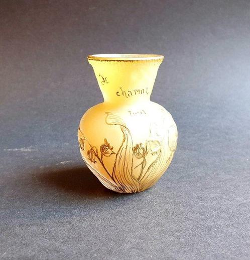 Daum Nancy Croix de Lorraine - Daum - Vaas - Klein pratend, Antiek en Kunst, Antiek | Glas en Kristal