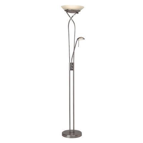 Brilliant Leuchten Staande ledlamp met uplight Ollie, Huis en Inrichting, Lampen | Vloerlampen, Nieuw, Verzenden