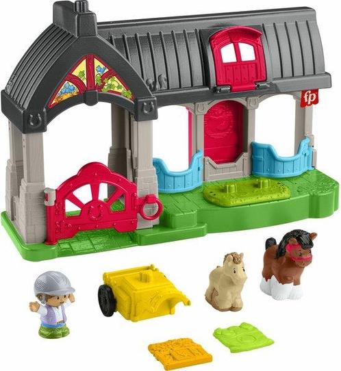 Little People Vriendelijke Paardenstal - Speelfiguur, Kinderen en Baby's, Speelgoed | Fisher-Price, Nieuw, Verzenden