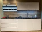 Nolte showroom keuken, hoogglans wit greeploos incl. apparat, Huis en Inrichting, Nieuw, Wit, Enkelwandige keuken, Hoogglans of Gelakt