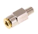 4mm x M 6 (conical) Messing Insteekfitting Buitendraad Hoge, Verzenden, Nieuw