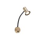Wandlamp brons met flexarm - Karin flex, Huis en Inrichting, Lampen | Wandlampen, Nieuw, Overige materialen, Modern