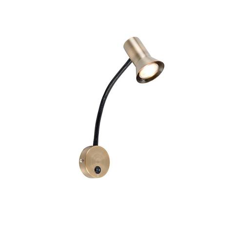 Wandlamp brons met flexarm - Karin flex, Huis en Inrichting, Lampen | Wandlampen, Nieuw, Overige materialen
