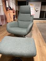 Relaxfauteuil Kebe Ergo licht blauw hocker 30% Extra korting, Huis en Inrichting, Fauteuils, Ophalen, Nieuw, 75 tot 100 cm, 75 tot 100 cm