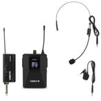 Retourdeal - Vonyx WM55B draadloze headset microfoon met bod, Zo goed als nieuw, Verzenden