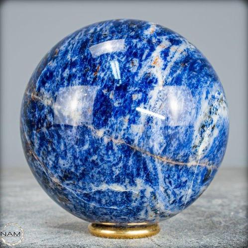 Natuurlijke sodaliet bol uit Brazilië - Van de hoogste, Verzamelen, Mineralen en Fossielen