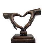 sculptuur, Together as one - 26 cm - Brons