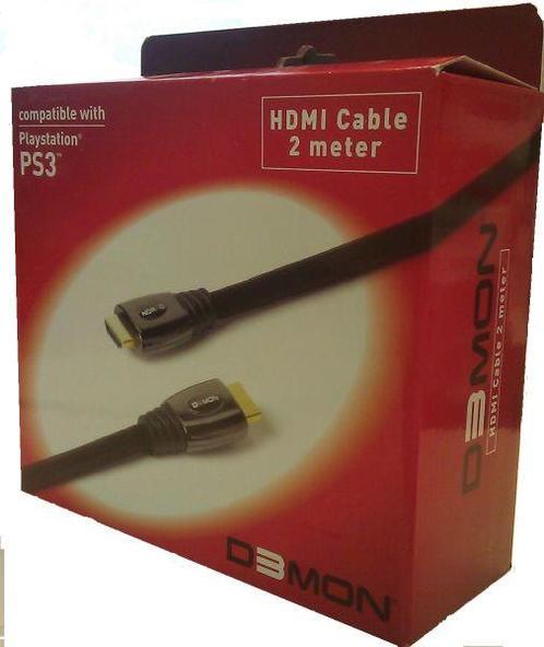 Hdmi Kabel 2 meter Demon-Standaard (Diversen) NIEUW, Doe-het-zelf en Verbouw, Elektra en Kabels, Nieuw, Ophalen of Verzenden