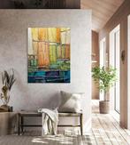 J.Jecminek - Glow of the Beginning - XL 3D painting - ready, Antiek en Kunst