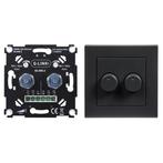 Duo Dimmer | Q-link, Doe-het-zelf en Verbouw, Elektra en Kabels, Verzenden, Nieuw