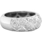 Ring - 18 karaat Witgoud - 0.56ct. tw. Diamant (Natuurlijk), Nieuw