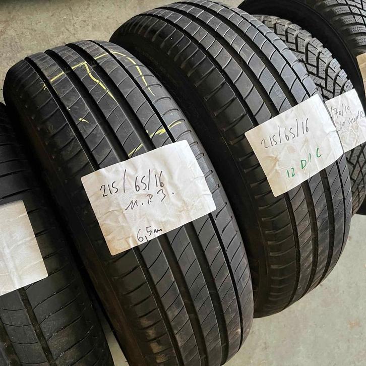 2 x Michelin Primacy 3 215-65-16 Zomerbanden 6,5mm, Auto-onderdelen, Banden en Velgen, 16 inch, Zomerbanden, 215 mm, Personenwagen
