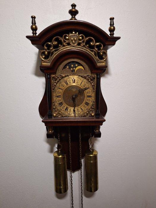 Friese staartklok - Warmink Wuba - Hout, IJzer - 1950-1960,, Antiek en Kunst, Antiek | Klokken