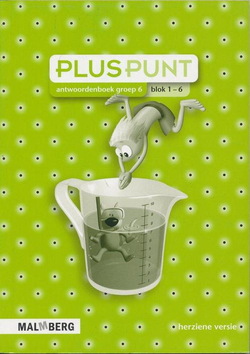 Pluspunt versie 3 Antwoorden blok 1-6 groep 6, Boeken, Schoolboeken, Nieuw, Verzenden