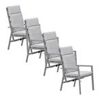 Garden Impressions Kasper tuinstoel verstelbaar taupe - 4, Verzenden, Nieuw