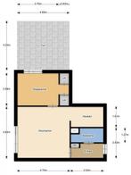 Te Huur 2 Kamer Appartement Ruimtebaan In Zoetermeer, Direct bij eigenaar, Zoetermeer, Appartement, Zuid-Holland