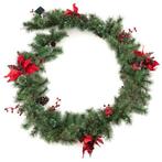 Guirlande met verlichting - Kerstslinger - Kerstversiering -, Huis en Inrichting, Woonaccessoires | Kransen, Verzenden, Zo goed als nieuw