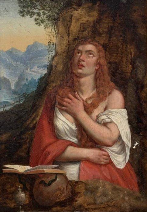 Titian (1488-1576), Follower of - Penitent Magdalene, Antiek en Kunst, Kunst | Schilderijen | Klassiek