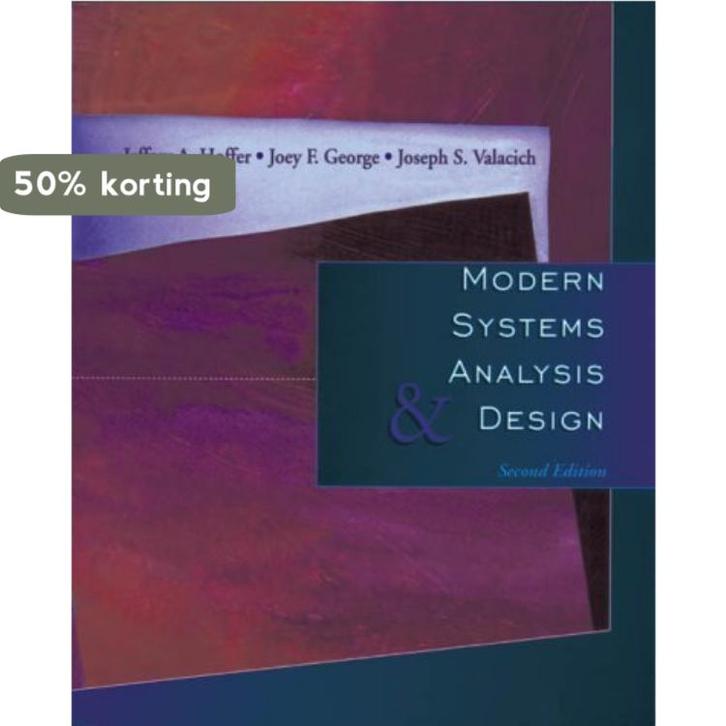 Modern Systems and Design 9780201526103 Jeffrey A. Hoffer, Boeken, Taal | Engels, Gelezen, Verzenden