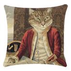 gobelin kussen kat markies 45x45cm, Verzenden, Nieuw