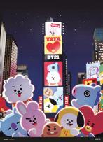 Kunstdruk BT21 Time Square 30x40cm, Verzenden, Nieuw
