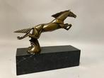 sculptuur, Paard - Modernisme - 21 cm - Brons, Antiek en Kunst