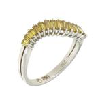 Zonder Minimumprijs - Ring - 18 karaat Witgoud - 0.79ct. tw., Sieraden, Tassen en Uiterlijk, Ringen, Nieuw