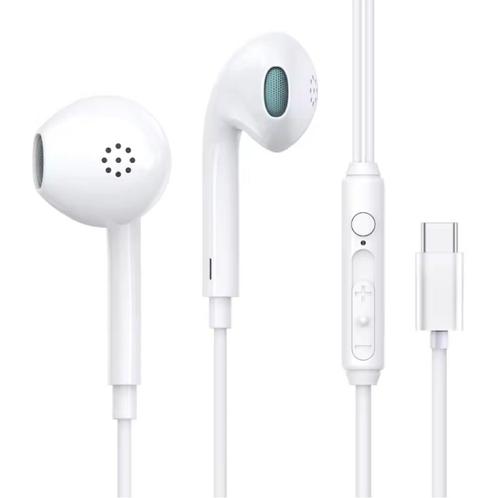 F20 Oordopjes met Microfoon en Controls - USB Type C Oortjes, Telecommunicatie, Mobiele telefoons | Toebehoren en Onderdelen, Nieuw