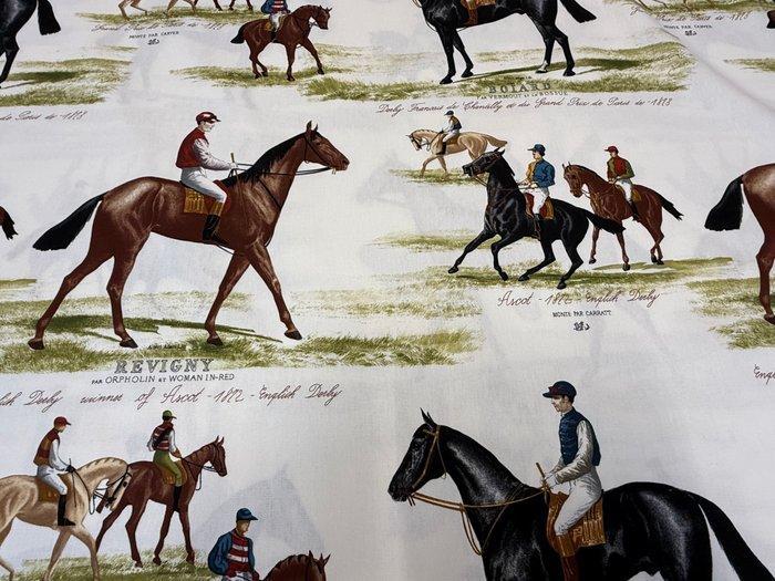 Ridders van Eer – Ruiterlijk Elegance op Meubelstof -, Antiek en Kunst, Antiek | Kleden en Textiel