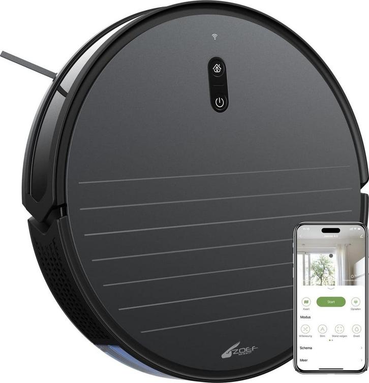 Zoef Robot robotstofzuiger Jannie 4.0 - Robotstofzuiger, Witgoed en Apparatuur, Stofzuigers, Zo goed als nieuw, Ophalen of Verzenden