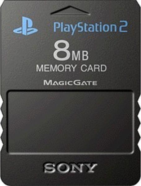 Sony Memory Card 8MB-Zwart (PlayStation 2) Gebruikt, Computers en Software, Harde schijven, Zo goed als nieuw, Ophalen of Verzenden
