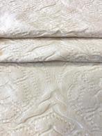 Alto pregio! Damastkatoen crèmekleurig stof, gemaakt in